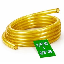 1/4 inch Fuel Line Hose 1/4" x 3/8" OD - 10ft Long Fuel Hose Tube for Small E