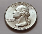 1964 Washington Quarters 90% Silver 50c Philadelphia      (X3)