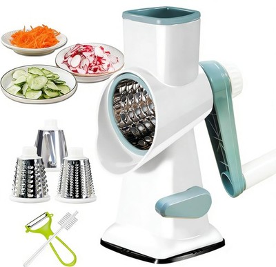 Dachenus Cheese Grater Rotary 6.3*4.65*9.93inch, White