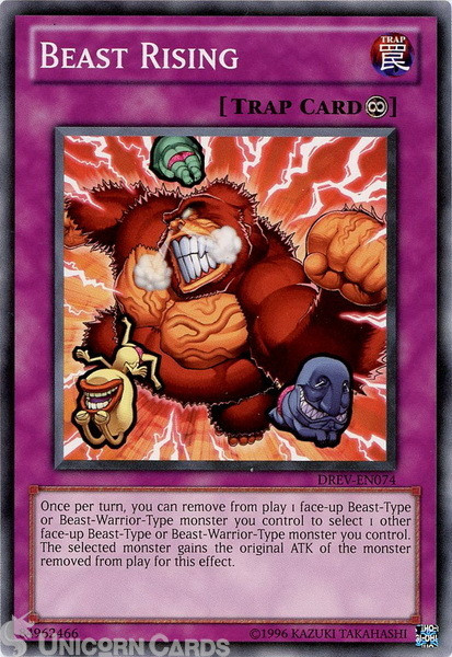 DREV-EN074 Beast Rising Common UNL Edition Mint Yu-Gi-Oh! Card