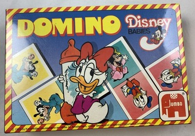 Jumbo Domino Disney Babies Klassik Legespiel Vintage 1985 Neu Gesellschaftsspiel