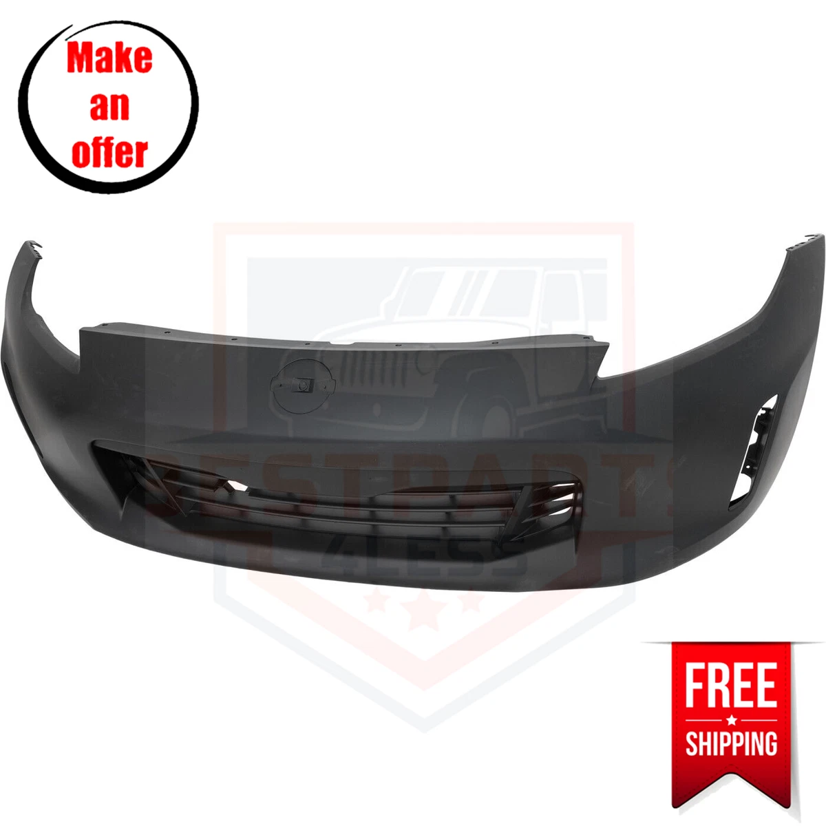 Bumper Cover FBM223GY0H front primed for 2013-2020 Nissan 370Z 