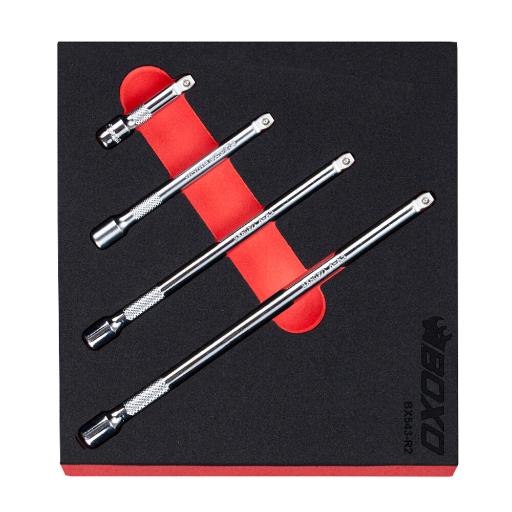 1/4"" Drive Wobble Extension Set 4 Pcs. BX543-R2