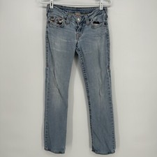 True Religion Jeans Womens 28 Blue Denim Skinny Made In USA