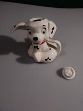 Disney Dalmatian Dog Ceramic Teapot Treasure Craft Made In Usa