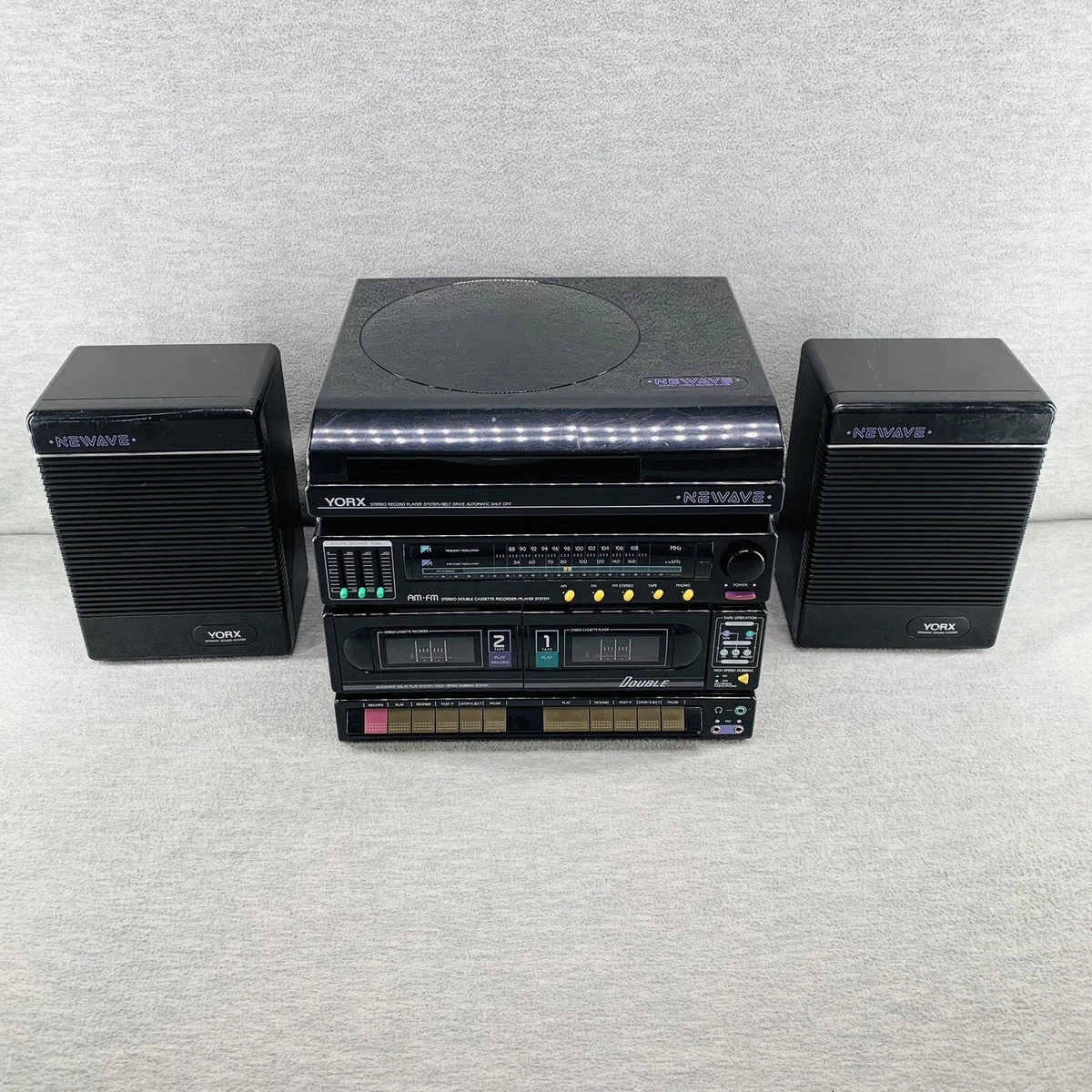 Turntable and stereo best sale system