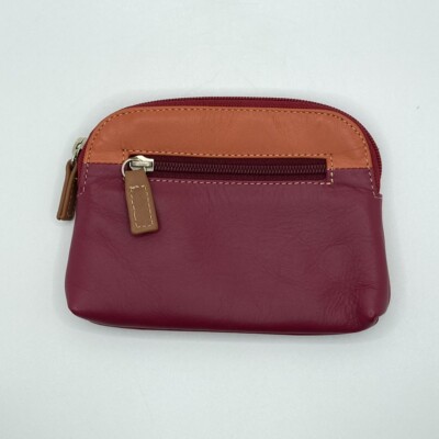 MyWalit Large Coin Purse Pompeii Pink Orange Wallet