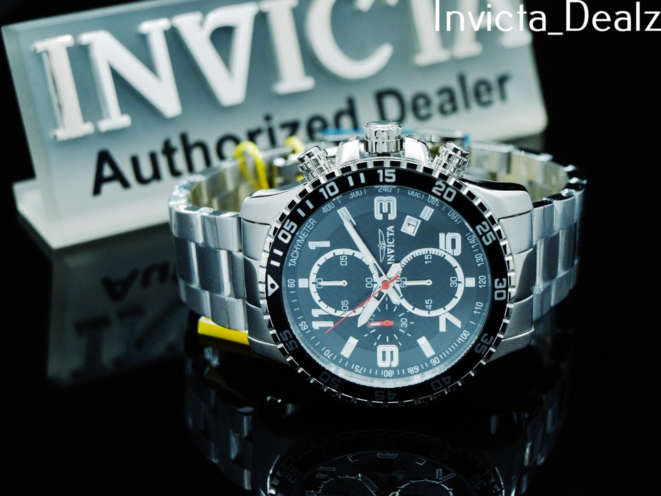 Orologio Uomo Invicta Specialty Pilot Bicolore Blu E Bracciale Metallo - Foto 3