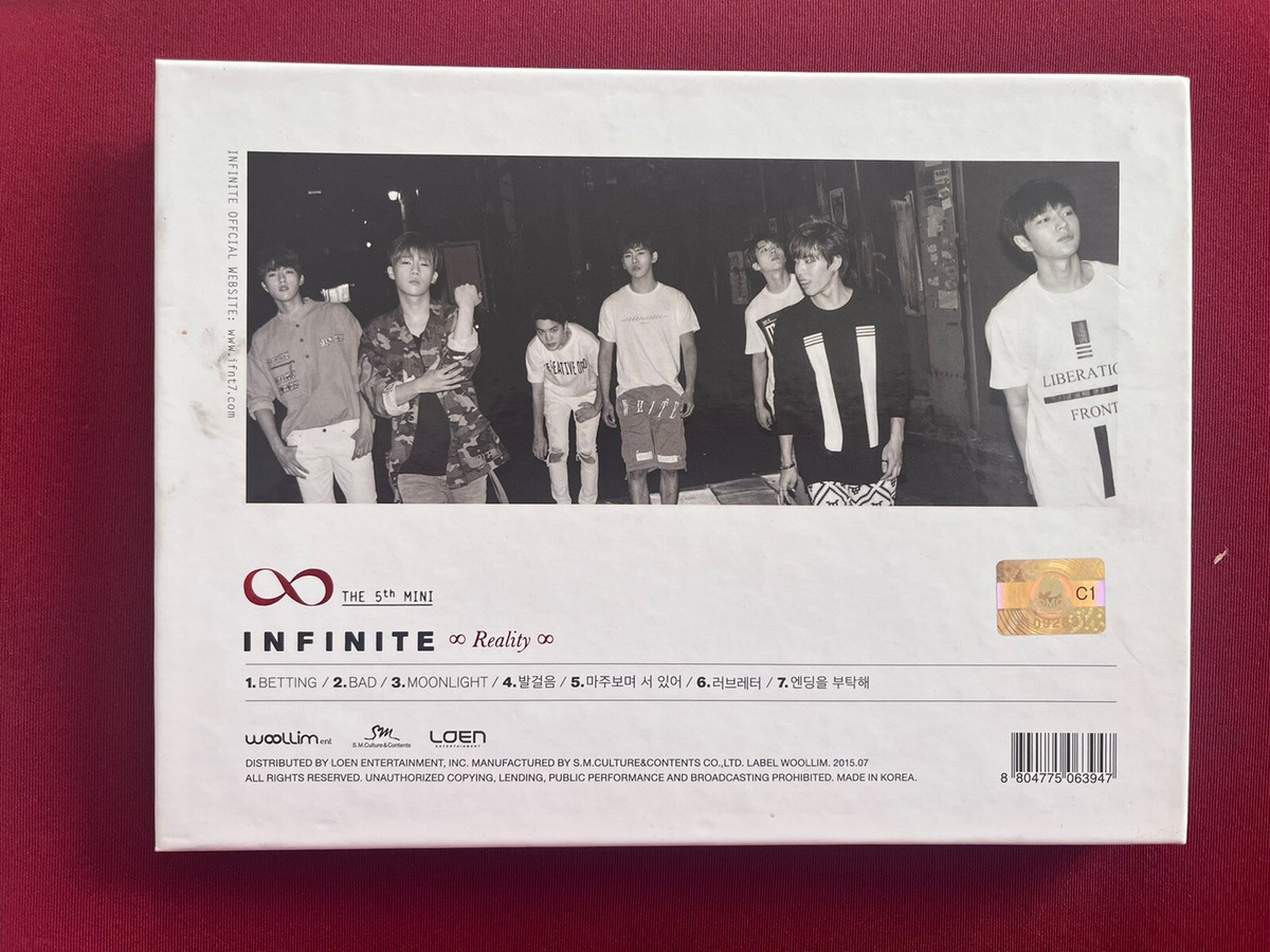 Infinite - Reality 5th Mini Album CD Loen Entertainment for sale