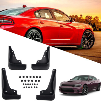 For Dodge Charger 2015-2023 (GT/RT/SCAT PACK) Mudflaps Splash Guards Mud Flaps