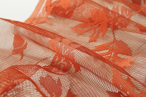 33x183 Embroidered Maple Leaf Lace Table Runner Thanksgiving Autumn Fall Decor - Picture 4 of 7
