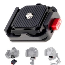 Foto4easy Arca Swiss Quick Release Plate 1/4" Mounting Screw for DSLR CameraQ...