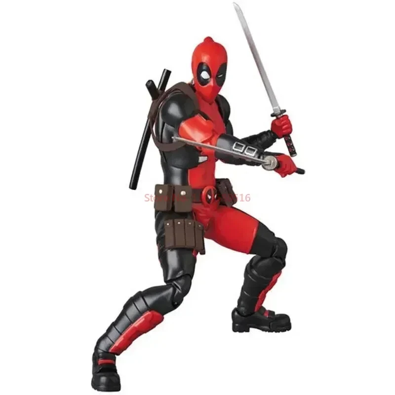 Nuevo MAFEX 082 Marvel X-MAN Avengers Deadpool Comic Ver Acción ¡REPUESTO CON LICENCIA! NUEVO Foto 4 de 4