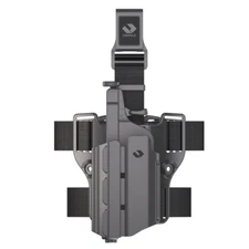 Orpaz T40 Comp w/ Glock 45 Holster with Light for Left-Handed, Drop-Leg