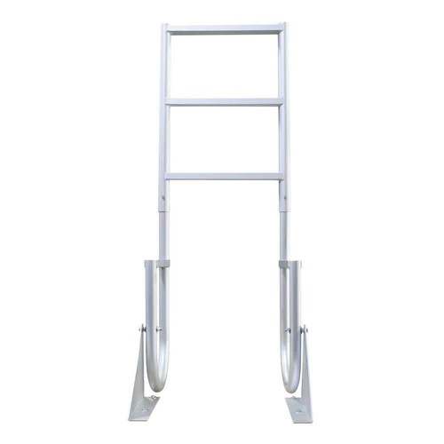 Extreme Max RV Accessories 3-Step Flip-Up Dock Ladder Corrosion-Resistant Silver - Picture 4 of 7
