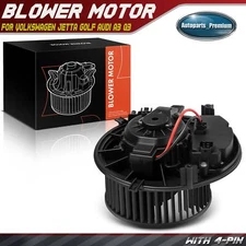 HVAC Blower Motor & Resistor for Audi A3 A3 Quattro 18-20 Q3 VW Golf GTI 15-21