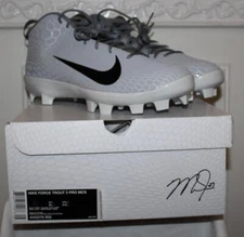 NEW in Box NIKE Force Trout 5 Pro MCS Men's Baseball Cleats Wolf Grey & Black