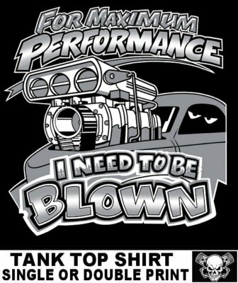 FOR MAXIMUM PERFORMANCE I NEED TO BE BLOWN BLOWER SUPERCHARGER ENGINE TANK TOP