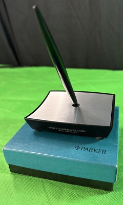 Parker vintage fountain pen holder Apollo Chemical corp. New in Box
