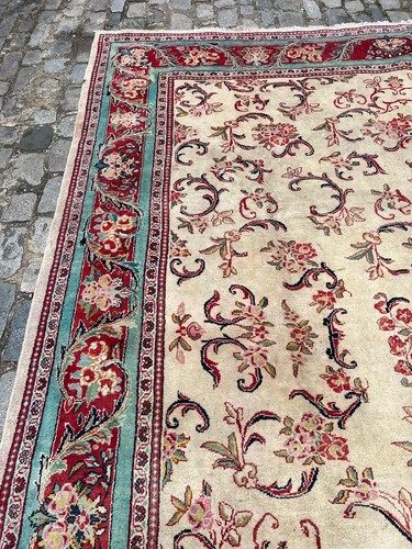 AN CHARMING ANTIQUE HANDMADE TRADITIONAL WOOL ON COTTON L CARPET (410 X 325 cm)* - Picture 13 of 19