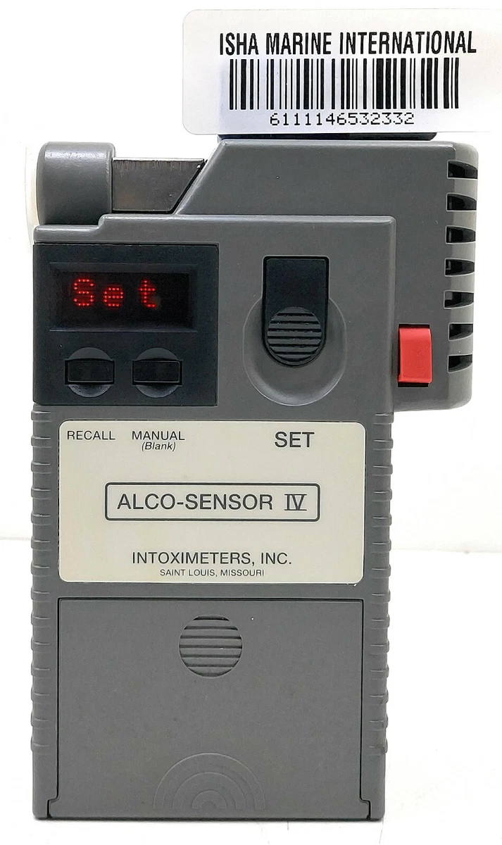 Intoximeter Alco-Sensor IV For Law Enforcement Breath Sampling | eBay