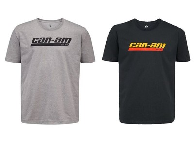 * Genuine Can-Am Racing Roots T-Shirt Tee Black Gray 286784
