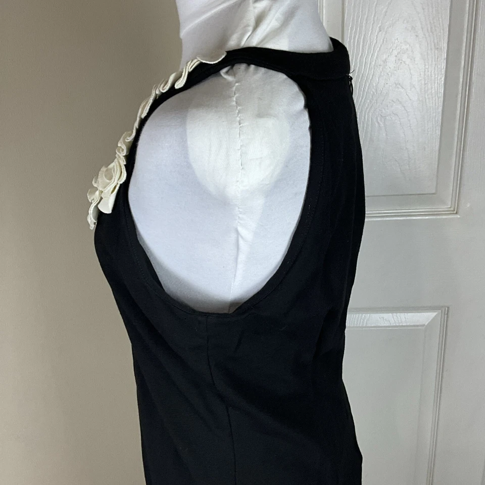 eci new york Vestido Mujer Negro Sin Mangas Talla 10 Foto 4 de 4