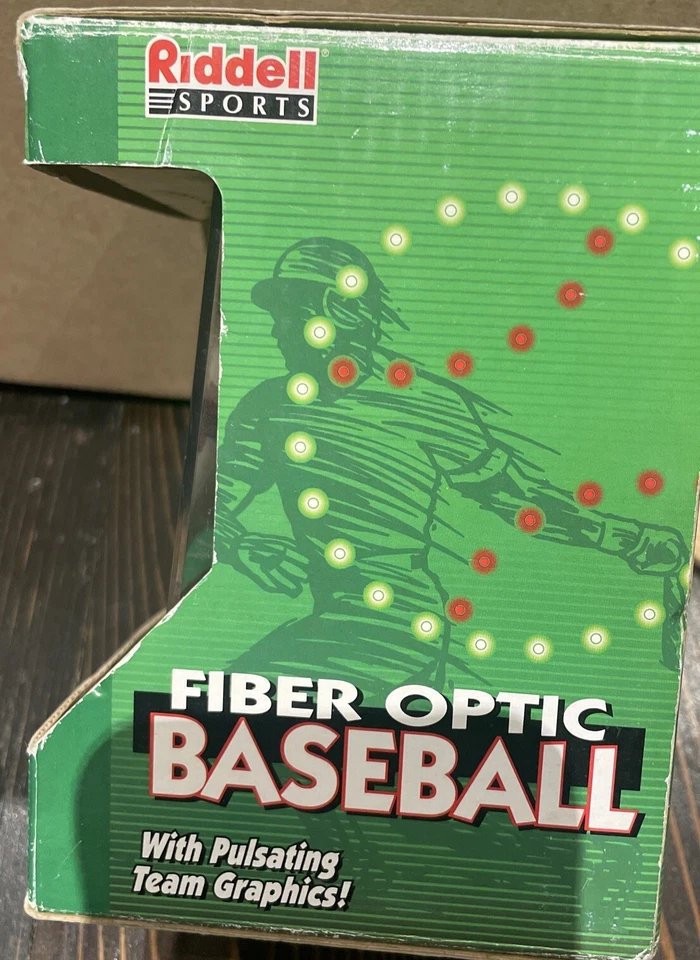 Béisbol de fibra óptica Riddell MLB Atlanta Braves de colección Foto 3 de 4