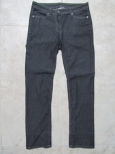 Used McDONALD'S Work Uniform JEANS Ladies 6 Dark Blue Cotton/Poly Blend Denim