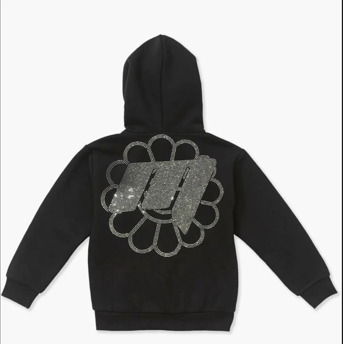 Y2k Magnolia Clothing Full Zip Hoodie Rhinestone Streetwear
