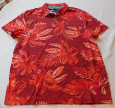 Tommy Hilfiger Polo Shirt Men's Size L large Custom Fit 78A6526 613 Red NWT