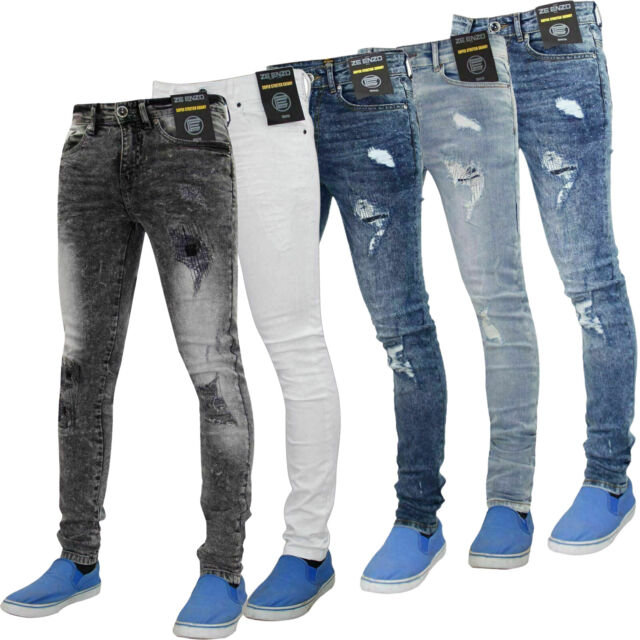 biker jeans stretch