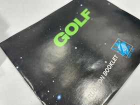 Golf (ORIGINAL NINTENDO NES) 1985 Black Label w/ Manual & Dust Cover