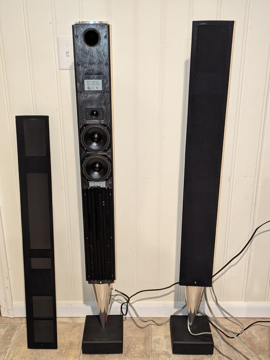 Vintage Bang & Olufsen BeoLab 8000 Silver Black Powered Vintage Bang & Olufsen BeoLab 8000 Silver Black Powered