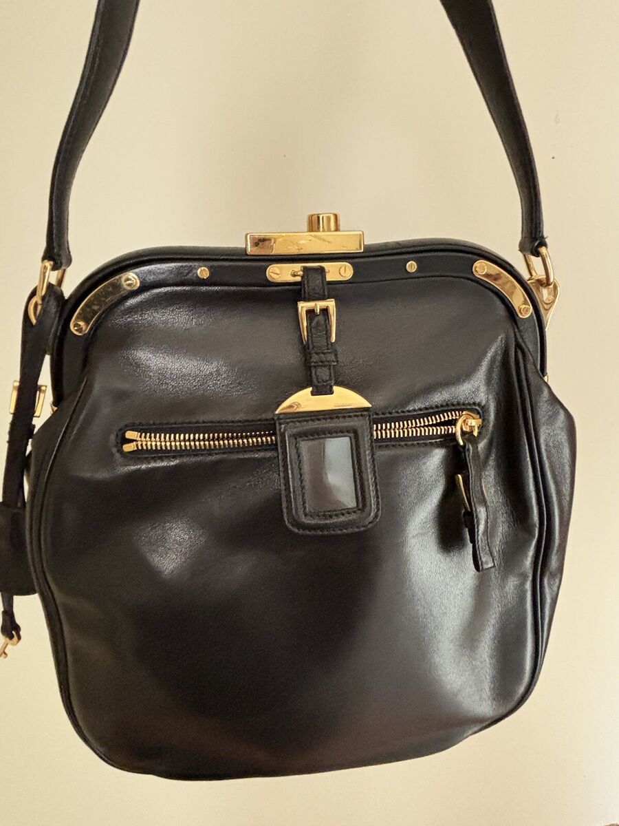 RARE! Vintage PRADA BAG BR 1924 NAPPA ORO- Excellent RARE! Vintage PRADA BAG BR 1924 NAPPA ORO- Excellent