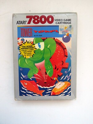 TOWER TOPPLER - Atari 7800 - BOX ONLY