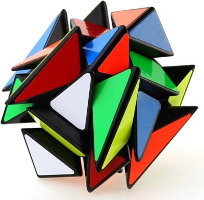 Skewb Twisty Speed Cube Magic Cube Puzzle Toy Black