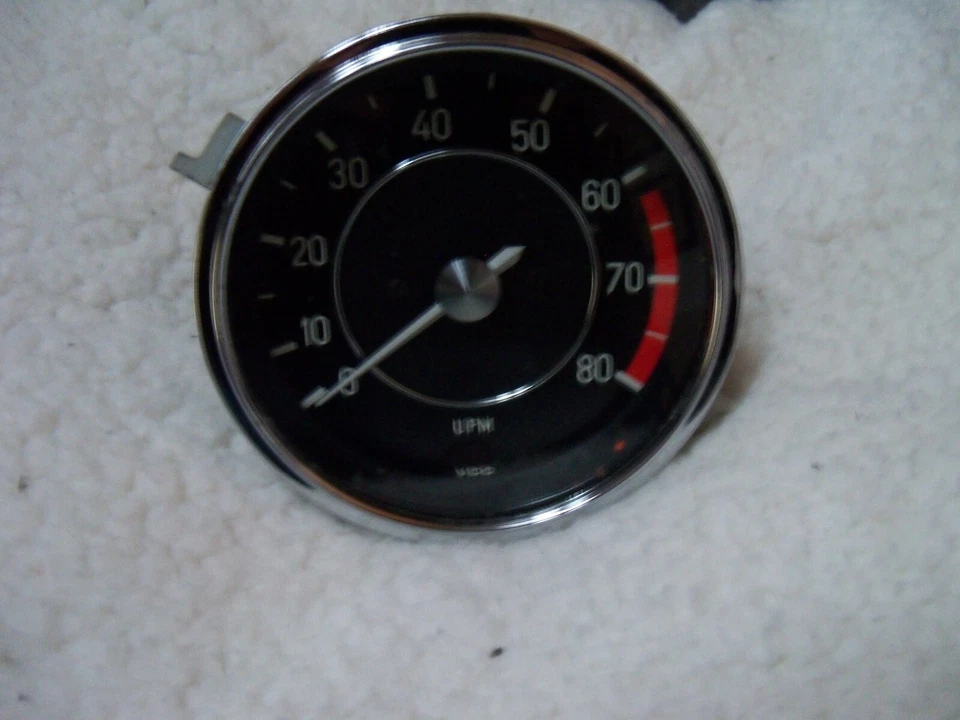 BMW E9 1968-1974 3,0 cs 2800 c velocímetro calibre UPM RPM fabricante de equipos originales Foto 4 de 4
