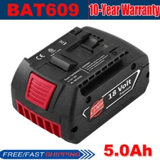 5.0Ah Li-ion Battery for Bosch 18V BAT609 BAT618 BAT611 BAT620 BAT610G 24618-01