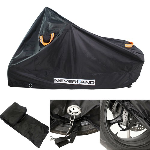 L-XXXL Motorcycle Motorbike Cover Waterproof Outdoor Sun Rain Dust UV Protector - Picture 7 of 22