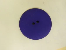 10 NEW 1 1/2 INCH ROYAL BLUE DULL/MATTE FINISH BUTTONS
