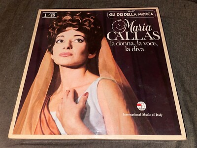 NON-COMMERCIAL 10LP & BOOKS Maria Callas, soprano: La Donna, La Voce, La Diva. 