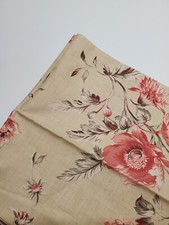 French General Fabric Moda Peach Floral Sew Quilt Reproduction FAT QUARTER 