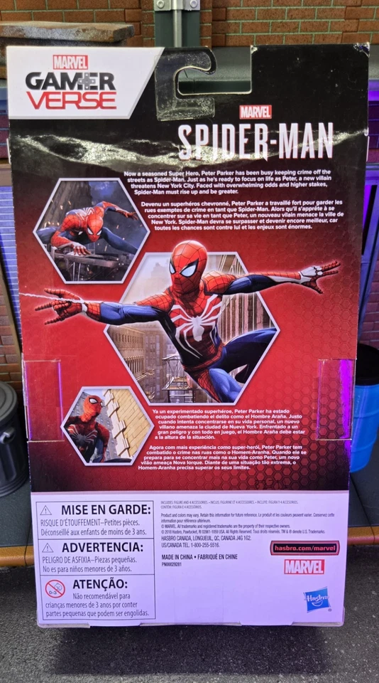 漫威传奇蜘蛛侠 Gamerverse 6 英寸可动人偶 PS5 GameStop 限定 — 第 3/3 张图片