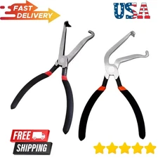 2 PCS Electrical Disconnect Pliers Fuel Line Petrol Clip Pipe Pliers Repair Tool