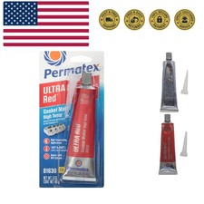 81630 Ultra Red High Temperature Gasket Maker, 3 oz