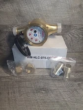 Assured Automation Multi Jet Water Meter - WM-NLC-075 Valve And Fittings 5/8-3/4