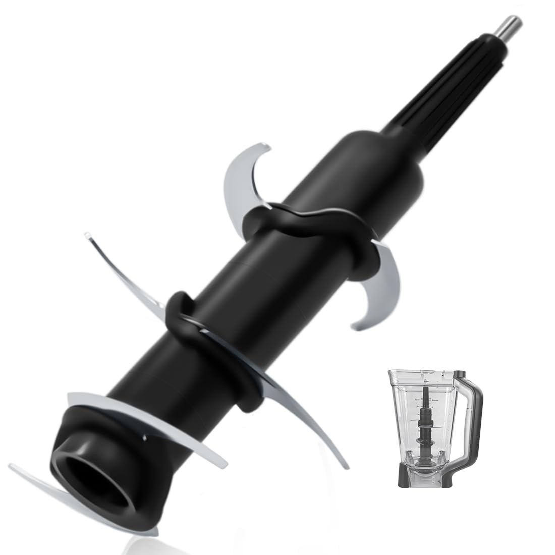 Blender 6-Blade Replacement Compatible with Ninja 72 oz Pitc