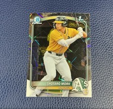 SHOTARO MORII 2025 Bowman Chrome Mega  1st Prospect LASER SP Athletics BCP170 🔥