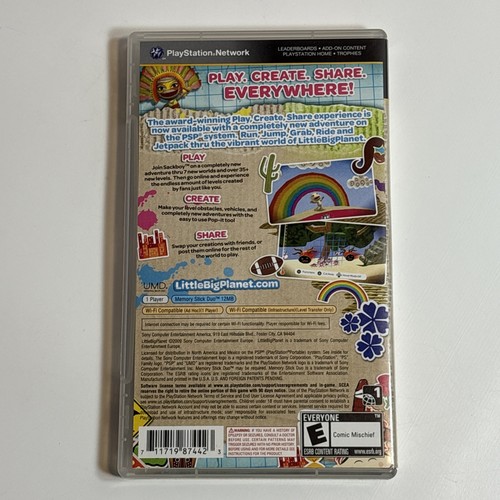 Little Big Planet - PlayStation Portable (PSP) komplett mit Handbuch - Bild 2 von 5